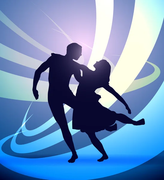 Dancers vector — Stock Vector