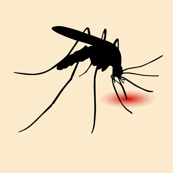 蚊子：蚊子 免版税图库矢量图片