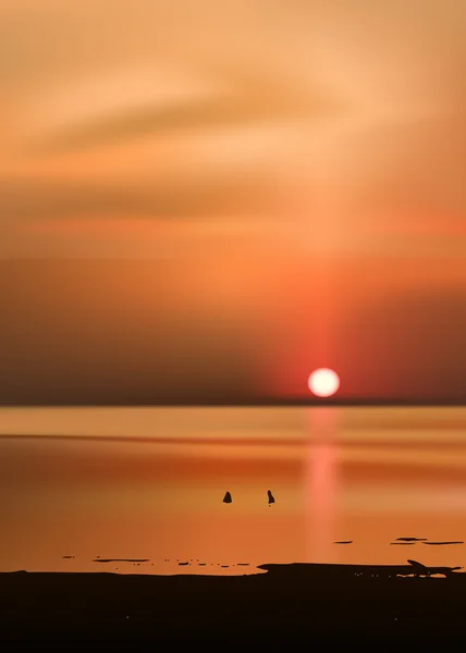 Horizon paysage de mer — Image vectorielle