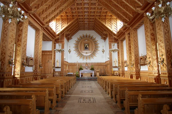 Інтер'єр церкви в Bachledowka — стокове фото