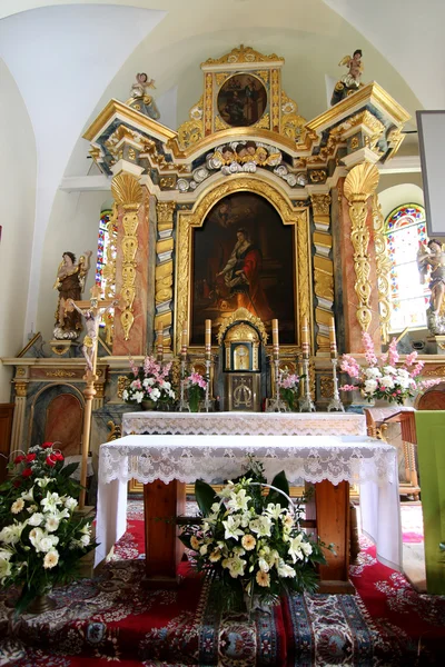 Altare della chiesa di Santa Caterina — Foto Stock