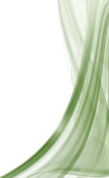 Abstract silk flow wave on white background. — Stock Photo, Image