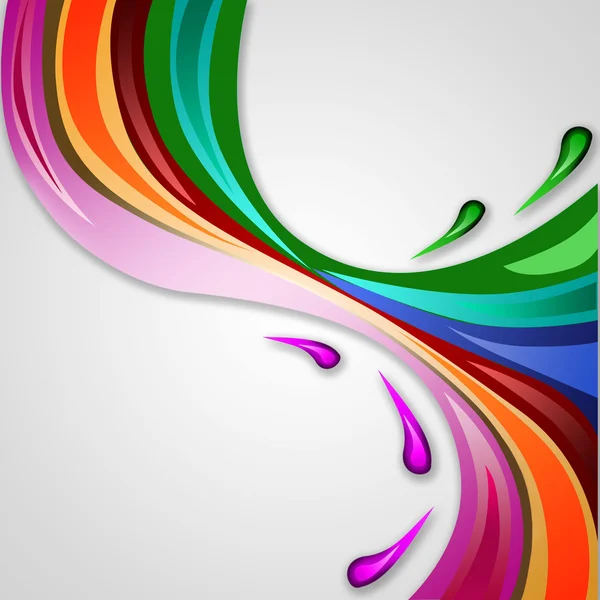 Salpico abstrato de várias cores — Fotografia de Stock