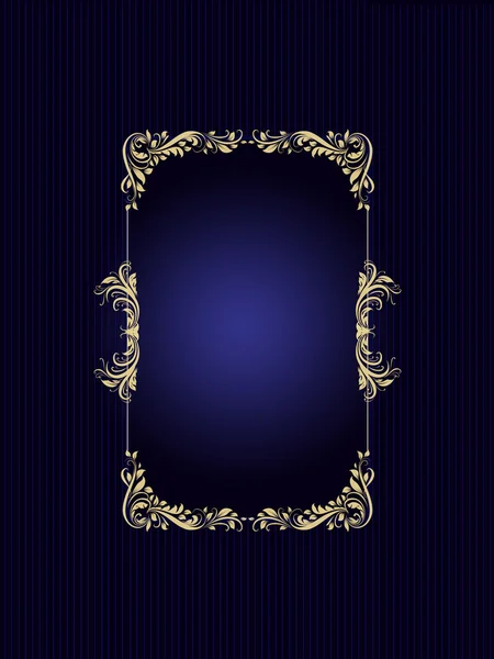 Gold frame border background — Stockfoto