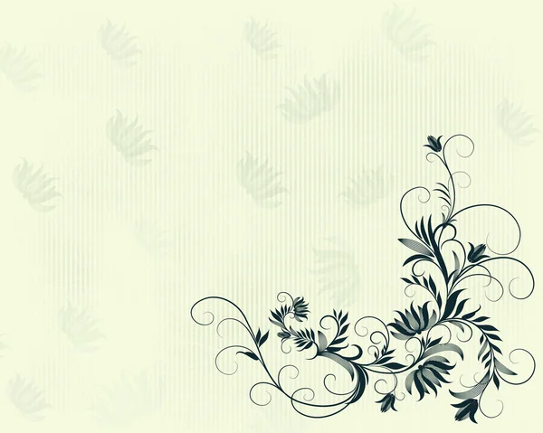 Fond avec fleur — Image vectorielle