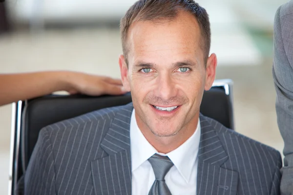 Portrait of a business manager in office — Stock Photo, Image