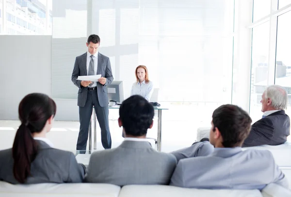 A diverse business at a conference — Stock Photo, Image