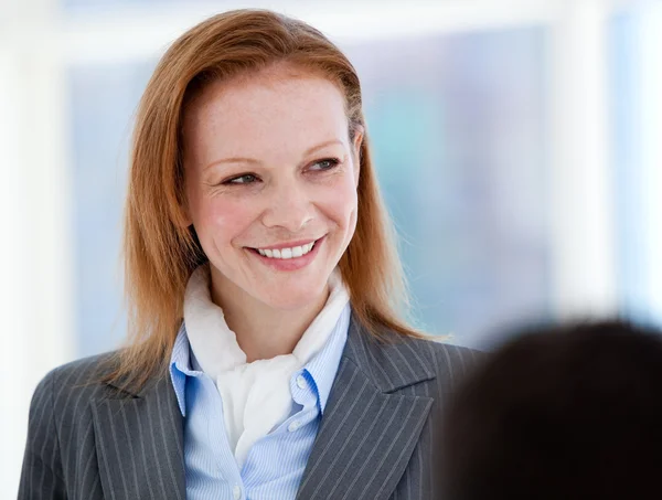 Portrait of a confident businesswoman standing — Stock Photo, Image