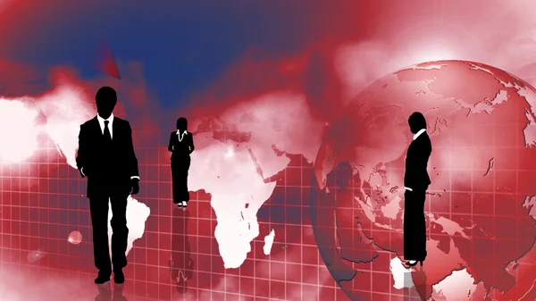 Group of Business showing international teamwork — Stock Photo, Image