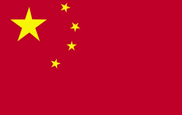 Kínai zászló — Stock Fotó