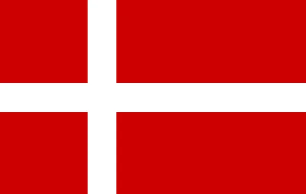 Danish Flag — Stock Photo, Image