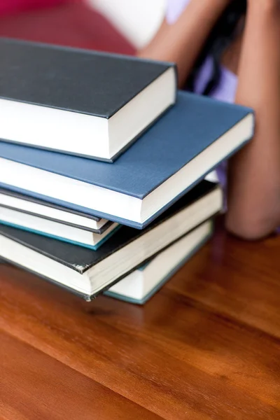 Close-up of a stack of books — Stock Photo, Image