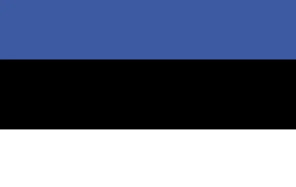 Εσθονική σημαία — Φωτογραφία Αρχείου