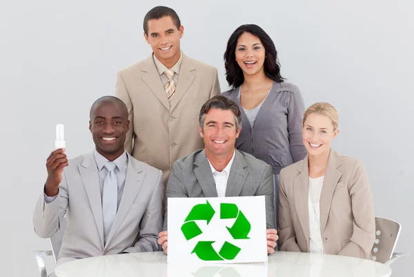 Good environmental practices in the office — Stock Photo, Image