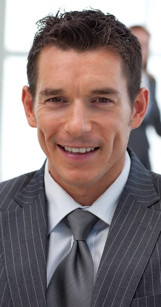 Close-up of an attractive businessman — Stock Photo, Image