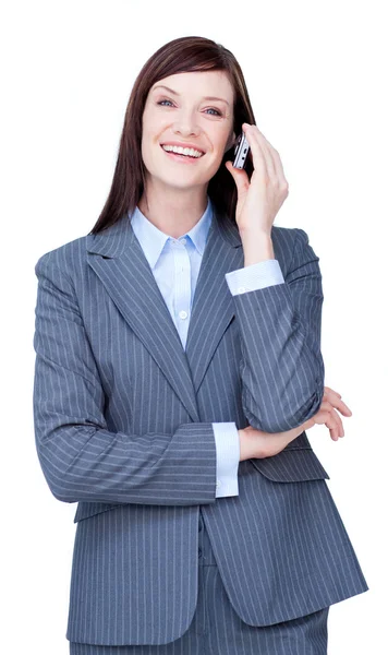 Attractive businesswoman on phone — Stock Photo, Image