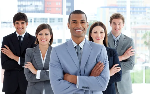 Portrait of a confident business team Stock Image