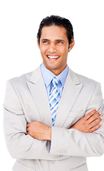 Asian businessman with folded arms — Stock Photo, Image