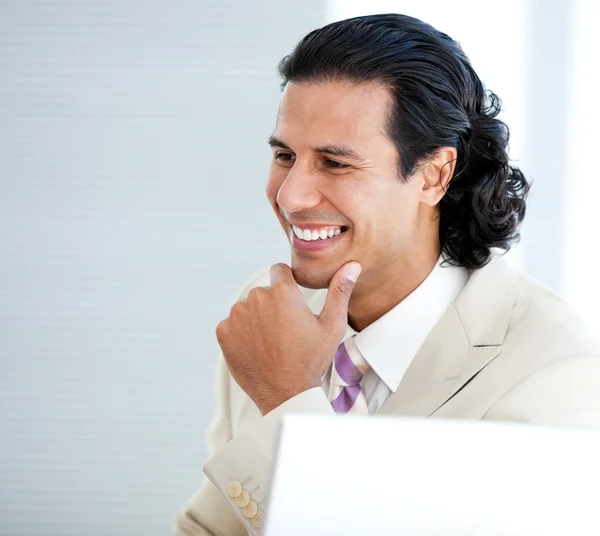 Portrait of a cheerful businessman — Stock Photo, Image