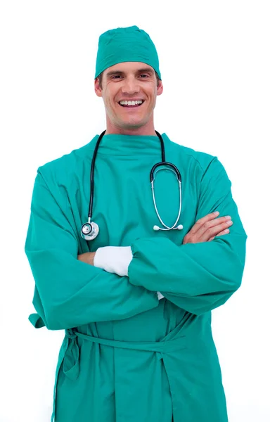 Portret charyzmatycznego chirurga — Zdjęcie stockowe