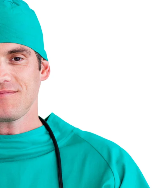 Close-up of an assertive surgeon — Stock Photo, Image