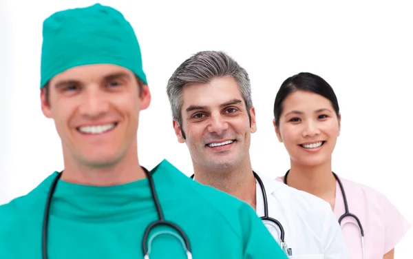 Ritratto di un team medico fiducioso — Foto Stock