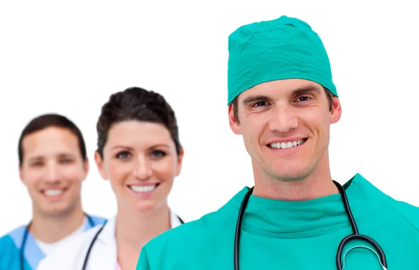 Portret utalentowany zespół medyczny — Zdjęcie stockowe
