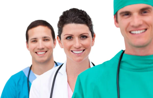 Portrait of a mixed medical team — Stock Photo, Image