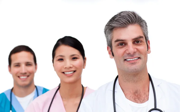 Portrait of a self-assured medical team — Stock Photo, Image