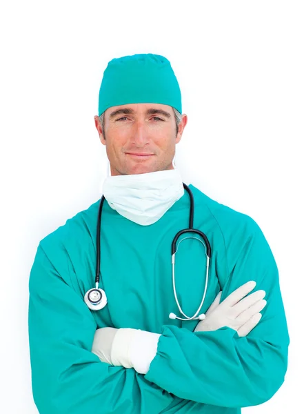 Portret przystojny chirurg — Zdjęcie stockowe