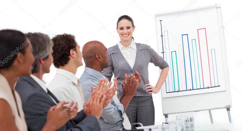 someone giving a presentation