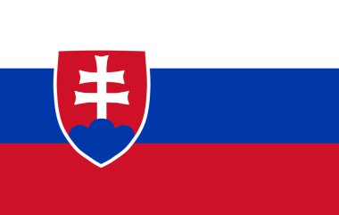 Slovakian Flag clipart