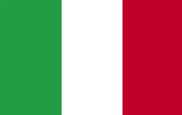 Italienische Flagge — Stockfoto
