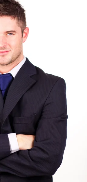 Businessman with his arms Folded — Stock Photo, Image
