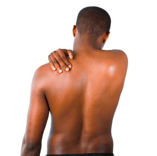 Hombre con dolor de espalda — Foto de Stock
