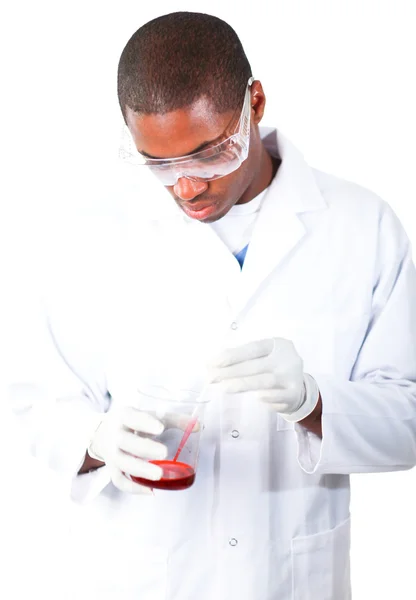 Man conducting science research — Stock Photo, Image