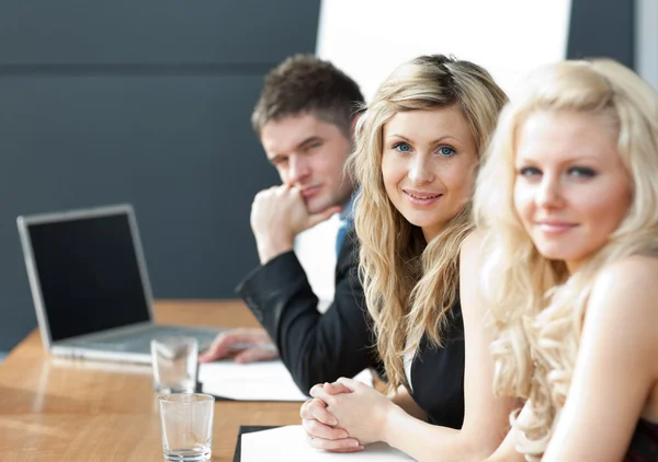 Business team happy wotking together — Stock Photo, Image