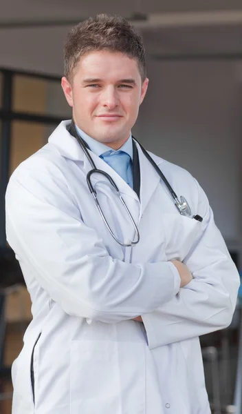 Portrét jistý chirurg — Stock fotografie
