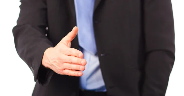 Бизнесмен предлагает рукопожатие — стоковое фото