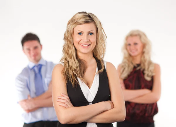 Female Business woman with arms Folded — Stock Photo, Image