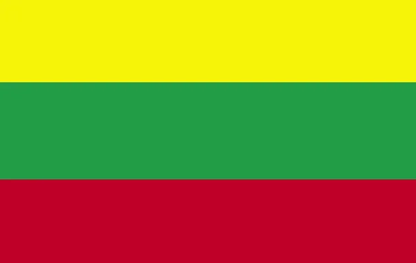 立陶宛的国旗 — 图库照片