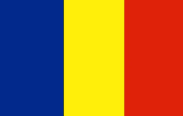 Romania flag — Stock Photo, Image