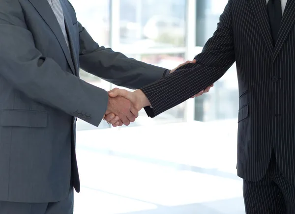 Handshake in agreement — Stock Photo, Image