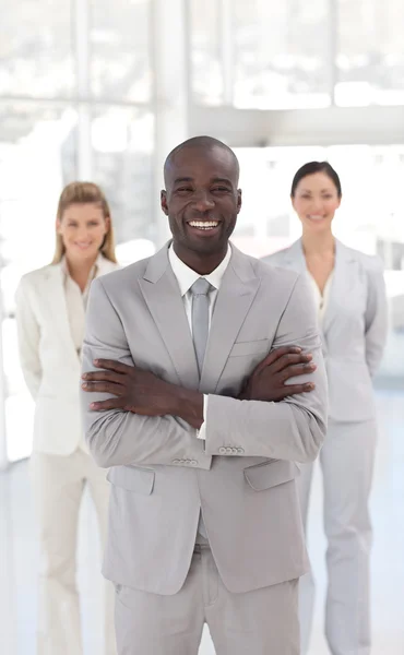 Business Group of three looking at camera — Stock Photo, Image