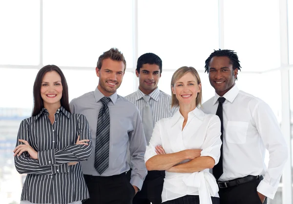 Portrait of an international business team Stock Image