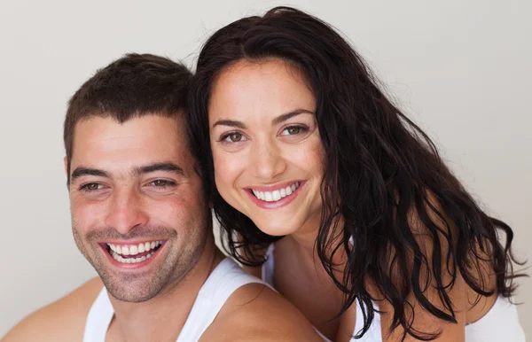 Delighted couple relaxing in each others Company — Stock Photo, Image