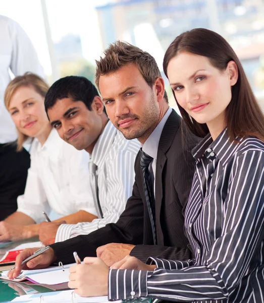 Confident business in a meeting — Stock Photo, Image