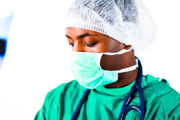 Headshot en kirurg — Stockfoto