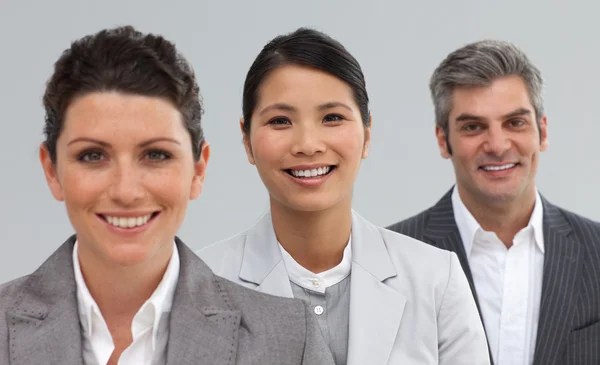Confident business standing together — Stock Photo, Image
