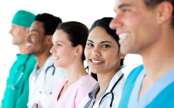 Medizin zeigt Vielfalt in einer Linie — Stockfoto